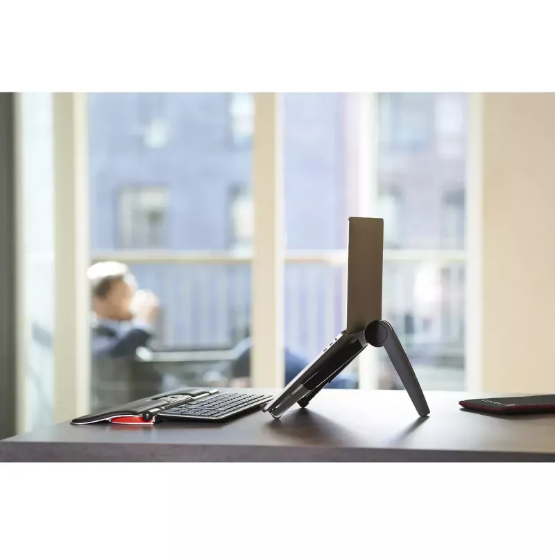 Contour RollerMouse Red Plus WL Travel Kit — RF sem fios, formato de teclado tamanho normal, preto, inclui rato e apoio de pulso