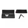 Contour RollerMouse Red Plus WL Travel Kit — RF sem fios, formato de teclado tamanho normal, preto, inclui rato e apoio de pulso