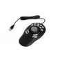 Controlador multimédia Contour PRO v2 – USB, prateado/preto, 43×77,5×11,5 mm