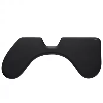 Apoio de pulso Contour Design RollerMouse apoio de braço vermelho pele vegan 135x600x23mm