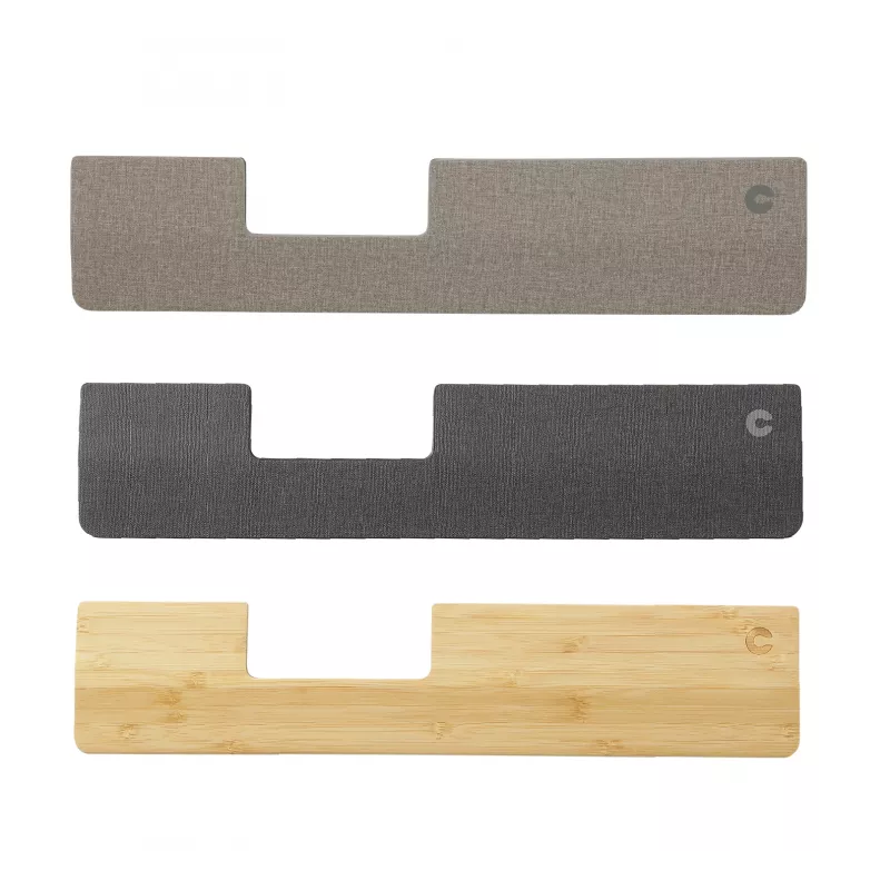 Apoio de pulso Contour Design The fino Bamboo Natural compatibilidade SliderMouse Pro RollerMouse Pro