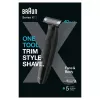 Aparador de barba Braun XT3200 preto bateria de níquel-metal hidreto NiMH 45 min