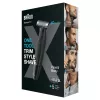 Aparador de barba Braun XT3200 preto bateria de níquel-metal hidreto NiMH 45 min