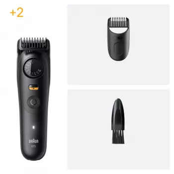 Braun BeardTrimmer 5 BT5500 aparador de barba pilha 20 2 cm molhado e seco preto