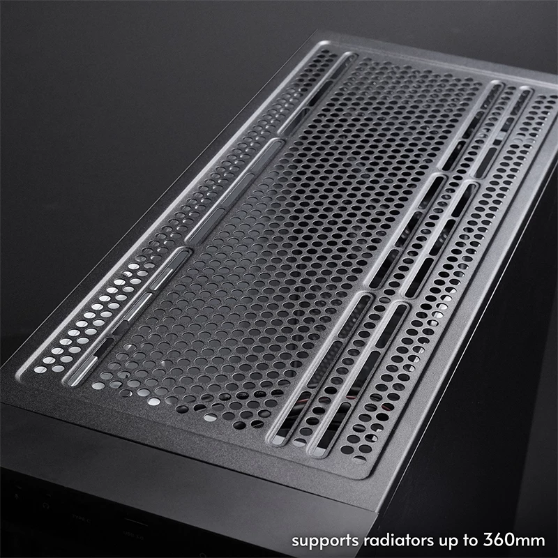 Caixa de computador CHIEFTEC BW-01B-OP midi tower ATX/ITX, suporta 6×3,5 polegadas + 4×2,5 polegadas, 2×5,25 polegadas, traseira 1×120 mm, SGCC, preto, 200×510×465 mm