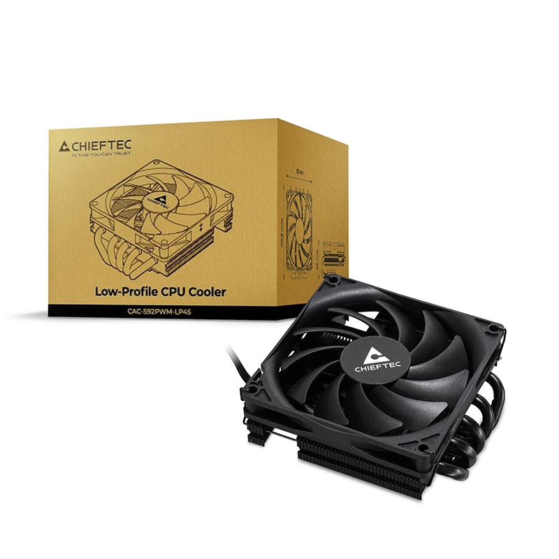 Chieftec CAC-S92PWM-LP45 sistema de arrefecimento para computador caixa de computador dissipador de ar 9,2 cm preto