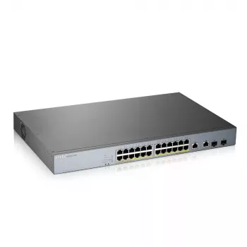 Zyxel GS1350-26HP-EU0101F switch de rede gerido L2 Gigabit Ethernet (10/100/1000) Power over Ethernet (PoE) cinzento