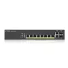Zyxel GS2220-10HP-EU0101F switch de rede gerido L2 Gigabit Ethernet (10/100/1000) Power over Ethernet (PoE) preto