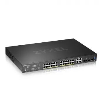 Zyxel GS2220-28HP-EU0101F switch de rede gerido L2 Gigabit Ethernet (10/100/1000) Power over Ethernet (PoE) preto