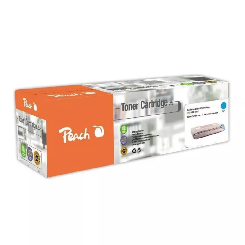 Peach 110598 cartucho de toner 1 unid. compatível ciano