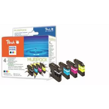 Peach PI500-91 Tinteiro preto, ciano, magenta, amarelo