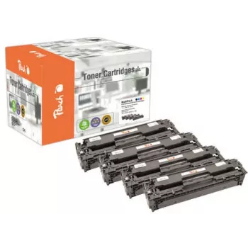 Peach 111828 Toner 4 unid. compatível preto, ciano, magenta, amarelo