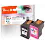 Peach PI300-808 Tinteiro 2 unid. Alto (XL) Rendimento Preto, Ciano, Magenta, Amarelo