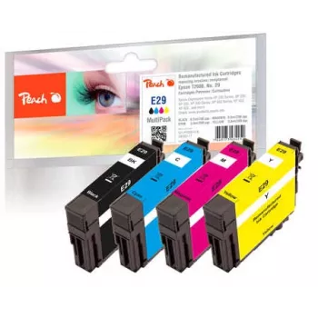 Peach 320117 Tinteiro Preto, Ciano, Magenta, Amarelo