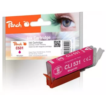Peach PI100-501 cartucho de tinta 1 unid. compatível alcance padrão magenta