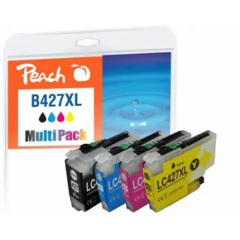 Peach PI500-401 cartucho de tinta 4 unid. compatível High (XL) Yield preto, ciano, magenta, amarelo