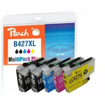 Peach PI500-402 cartucho de tinta 6 unid. compatível alto (XL) alcance preto, ciano, magenta, amarelo