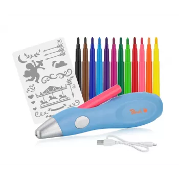 Peach PO150, aerógrafo marcador, pilhas necessárias, azul Peach PO150. Tipo de produto: aerógrafo marcador. Pilhas necessárias. Cor do produto: azul
