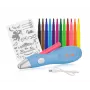 Peach PO150, aerógrafo marcador, pilhas necessárias, azul Peach PO150. Tipo de produto: aerógrafo marcador. Pilhas necessárias. Cor do produto: azul