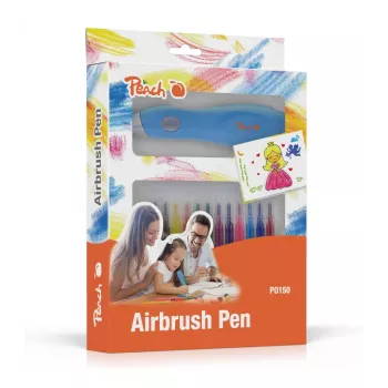 Peach PO150, aerógrafo marcador, pilhas necessárias, azul Peach PO150. Tipo de produto: aerógrafo marcador. Pilhas necessárias. Cor do produto: azul