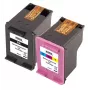 Peach HP 305XL MultiPack Cartuchos de tinta, preto e cor, remanufaturados (PI300-954)