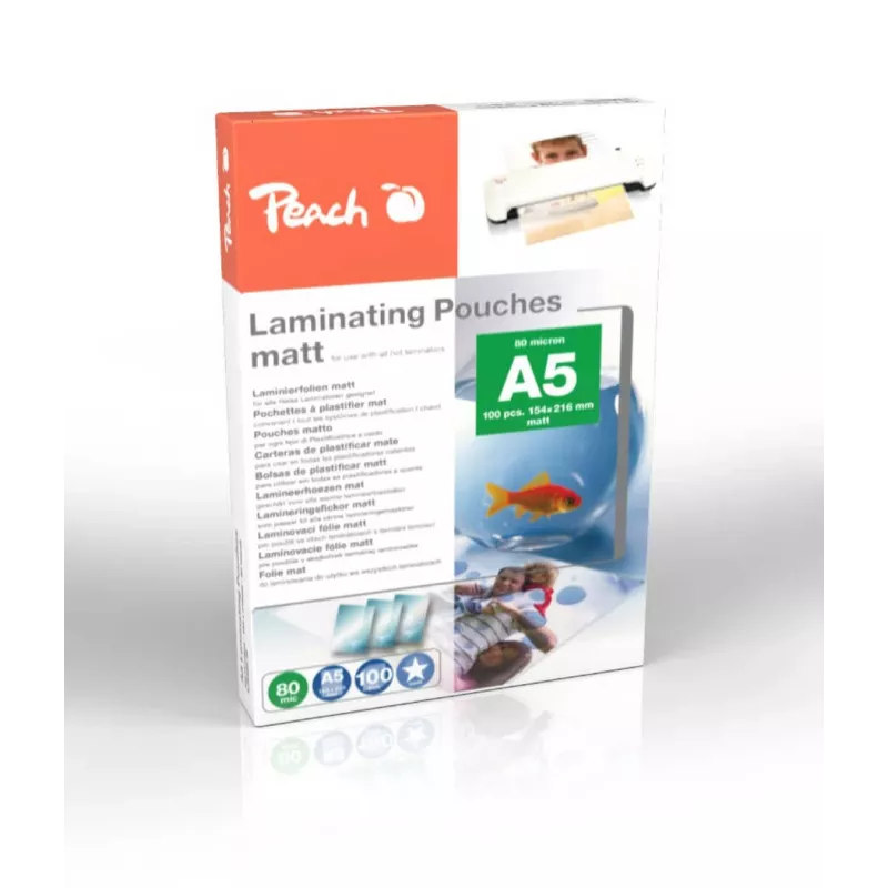 Películas de plastificação Peach S-PP580-30, 100 unid.