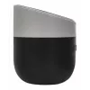 Altifalante Bluetooth metálico Manhattan com estação de carregamento sem fios, saída de som nítida (3 W), 3 horas de reprodução, estação de carregamento sem fios 5 W, controles integrados, alcance 10 m, leitor de cartões microSD, cabo de carregamento USB-A incluído, Bluetooth 5.0, garantia de 3 anos