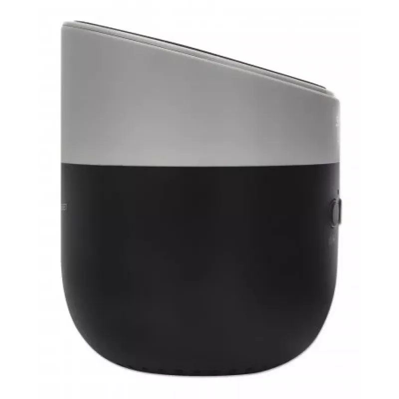 Altifalante Bluetooth metálico Manhattan com estação de carregamento sem fios, saída de som nítida (3 W), 3 horas de reprodução, estação de carregamento sem fios 5 W, controles integrados, alcance 10 m, leitor de cartões microSD, cabo de carregamento USB-A incluído, Bluetooth 5.0, garantia de 3 anos
