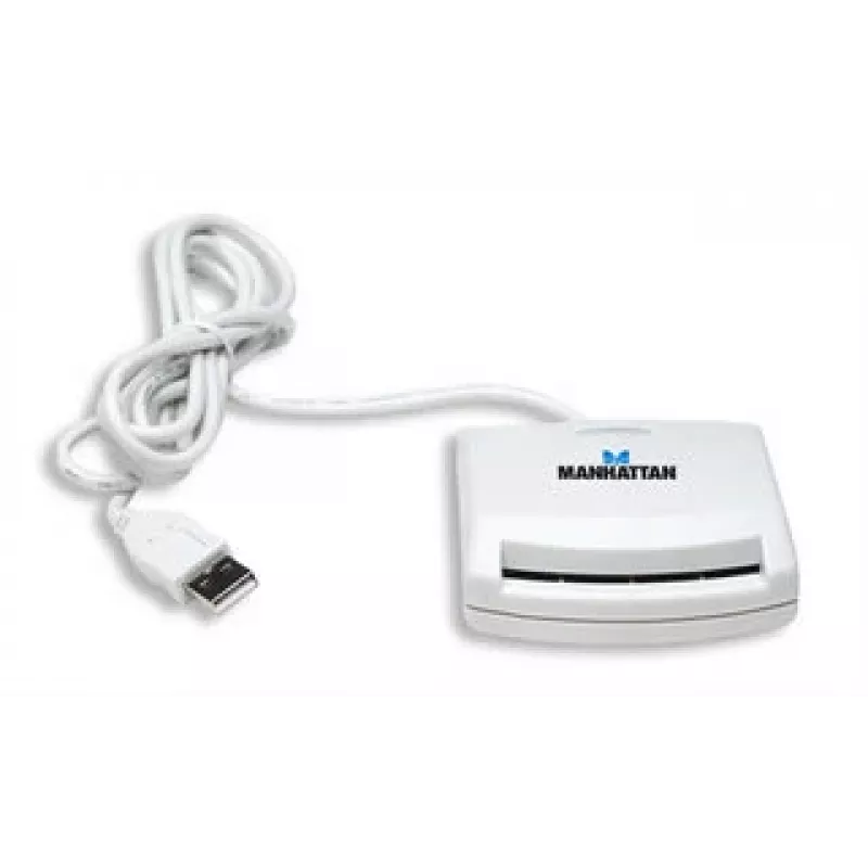 Leitor de cartões inteligentes Manhattan 172844 USB 1.1 branco