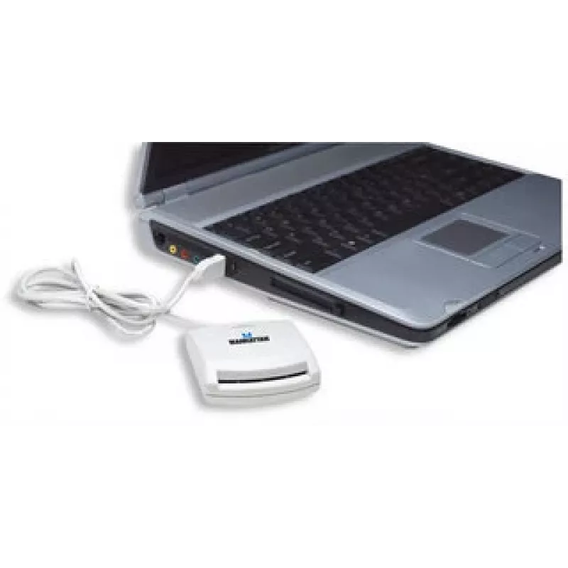 Leitor de cartões inteligentes Manhattan 172844 USB 1.1 branco