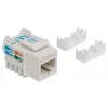 Tomada Keystone Intellinet, Cat6, UTP, LSA, branco, plano, branco, RJ-45, ficha fêmea, 22/26, Cat6
