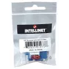 Tomada Keystone Intellinet, Cat6, UTP, LSA, azul, plano, azul, RJ-45, ficha fêmea, 22/26, Cat6