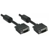 Cabo de monitor VGA Manhattan (com núcleos de ferrite), 10 m, preto, ficha macho para ficha macho, HD15, cabo com especificação SVGA superior (totalmente compatível), blindagem com núcleos de ferrite ajuda a minimizar interferências eletromagnéticas e a melhorar a transmissão de vídeo, garantia vitalícia