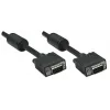 Cabo de monitor VGA Manhattan (com núcleos de ferrite), 1,8 m, preto, ficha macho para ficha macho, HD15