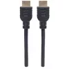 Cabo HDMI Manhattan 4K@60Hz com Ethernet - certificado CL3, 5 m, adequado para instalação em parede, para todas as aplicações 4K e 1080p/HD – atualize agora ou fique preparado para requisitos futuros, ficha macho para ficha macho, preto, Ultra HD 4K x 2K, garantia vitalícia, Premium High Speed