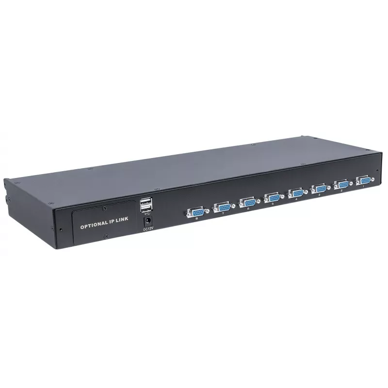 Intellinet Comutador KVM VGA Modular de 8 Portas, Utilização com os números de produto 507622, 507738, 507981, 507998, 508025, 508032, 508049 e 508056