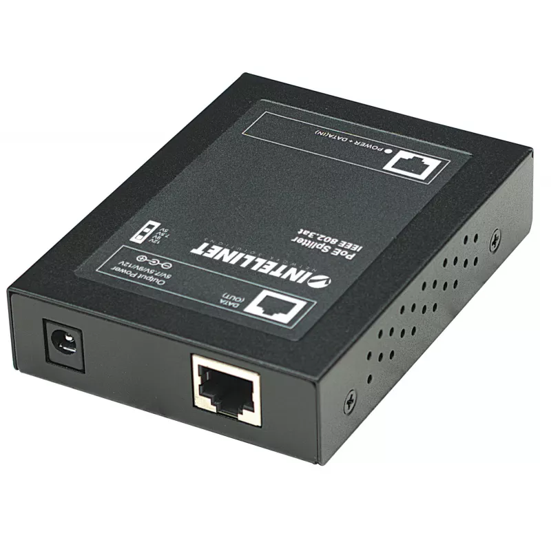 Intellinet Splitter Power over Ethernet (PoE+), IEEE802.3at, Tensão de Saída DC de 5, 7,5, 9 ou 12 V