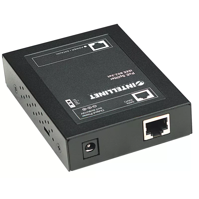 Intellinet Splitter Power over Ethernet (PoE+), IEEE802.3at, Tensão de Saída DC de 5, 7,5, 9 ou 12 V