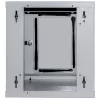 Armário de rede de 10 polegadas Intellinet - montagem na parede (padrão), 6HE, 300 mm de profundidade, cinzento, montado, máx. 60 kg, também adequado para utilização em secretária ou chão, profundidade útil 265 mm, porta de metal e vidro, painel traseiro, painéis laterais removíveis, peças para montagem na parede (por exemplo, parafusos/buchas) não incluídas