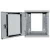 Armário de rede de 10 polegadas Intellinet - montagem na parede (padrão), 6HE, 300 mm de profundidade, cinzento, montado, máx. 60 kg, também adequado para utilização em secretária ou chão, profundidade útil 265 mm, porta de metal e vidro, painel traseiro, painéis laterais removíveis, peças para montagem na parede (por exemplo, parafusos/buchas) não incluídas