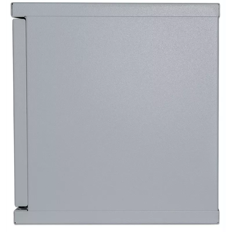 Armário de rede de 10 polegadas Intellinet - montagem na parede (padrão), 6HE, 300 mm de profundidade, cinzento, montado, máx. 60 kg, também adequado para utilização em secretária ou chão, profundidade útil 265 mm, porta de metal e vidro, painel traseiro, painéis laterais removíveis, peças para montagem na parede (por exemplo, parafusos/buchas) não incluídas