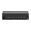 Intellinet Patch Panel, Cat6a, FTP, 8 Portas, Secretária, Blindado, Blocos LSA de Entrada Superior a 90°, Preto