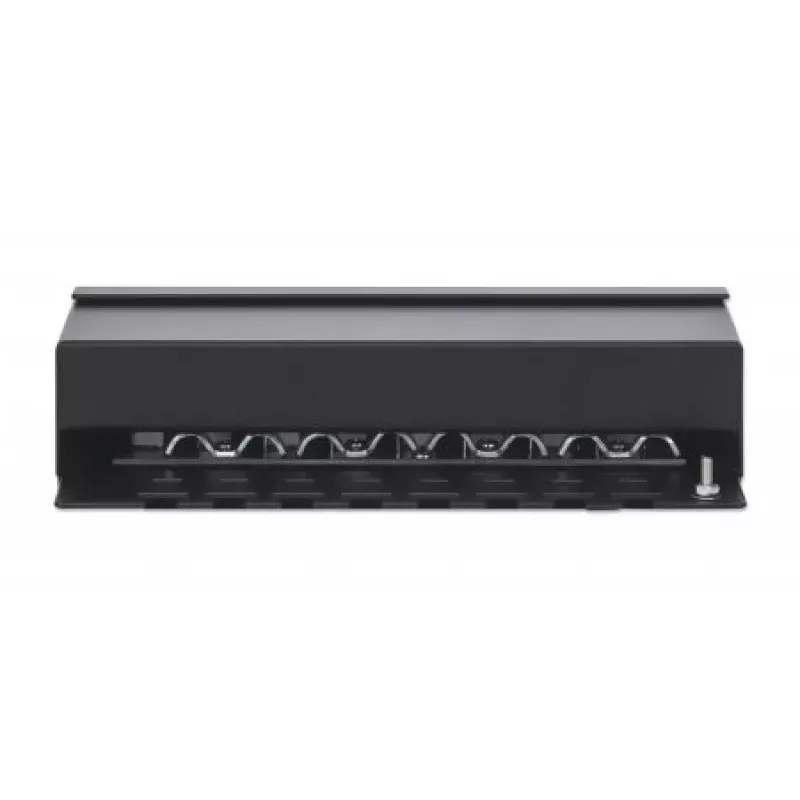 Intellinet Patch Panel, Cat6a, FTP, 8 Portas, Secretária, Blindado, Blocos LSA de Entrada Superior a 90°, Preto