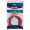 Intellinet Cabo de Patch de Rede, Cat6, 0,5m, Vermelho, CCA, U/UTP, PVC, RJ45, Contactos Banhados a Ouro, Sem Patilha, Proteção Anti-dobra Moldada, Garantia Vitalícia