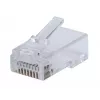 Intellinet 791090 Conector de Fio RJ45 Transparente