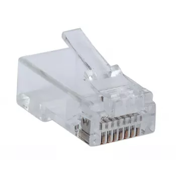 Intellinet 791090 Conector de Fio RJ45 Transparente