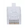 Intellinet 791090 Conector de Fio RJ45 Transparente