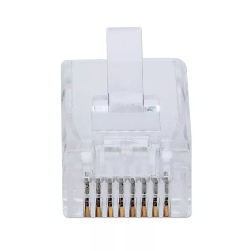 Intellinet 791090 Conector de Fio RJ45 Transparente