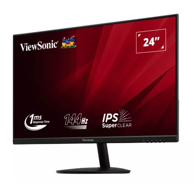 Viewsonic VA VA24E2-H Monitor de Computador 60,5 cm (23,8 Polegadas) 1920 x 1080 Píxeis Full HD LED Preto