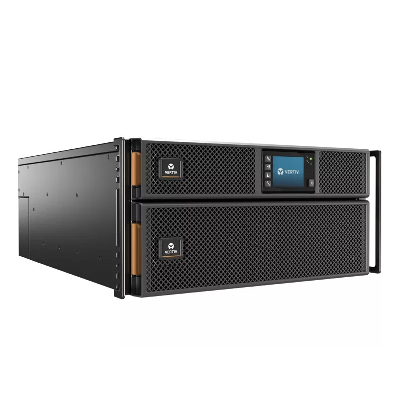 Vertiv Liebert GXT5 UPS de Dupla Conversão – 8000 VA/8000 W | 230 V | com Kit de Montagem em Rack e Placa de Comunicação Intellislot RDU101 | GXT5-8000IRT5UXLN